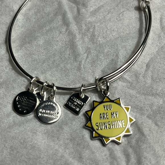 Alex and Ani Silver 'You Are My Sunshine' Bracelet - Picture 2 of 3